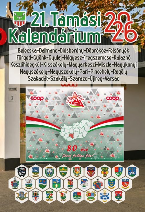 Tamási Kalendárium 2026